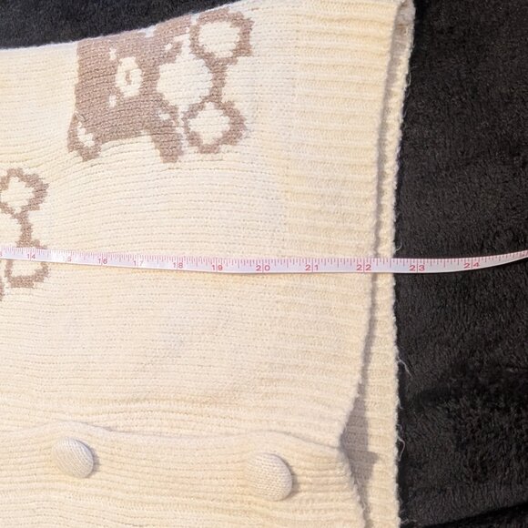 NWT No Boundaries Button-Front Cardigan Teddy Bear in Almond XXS - Picture 12 of 14